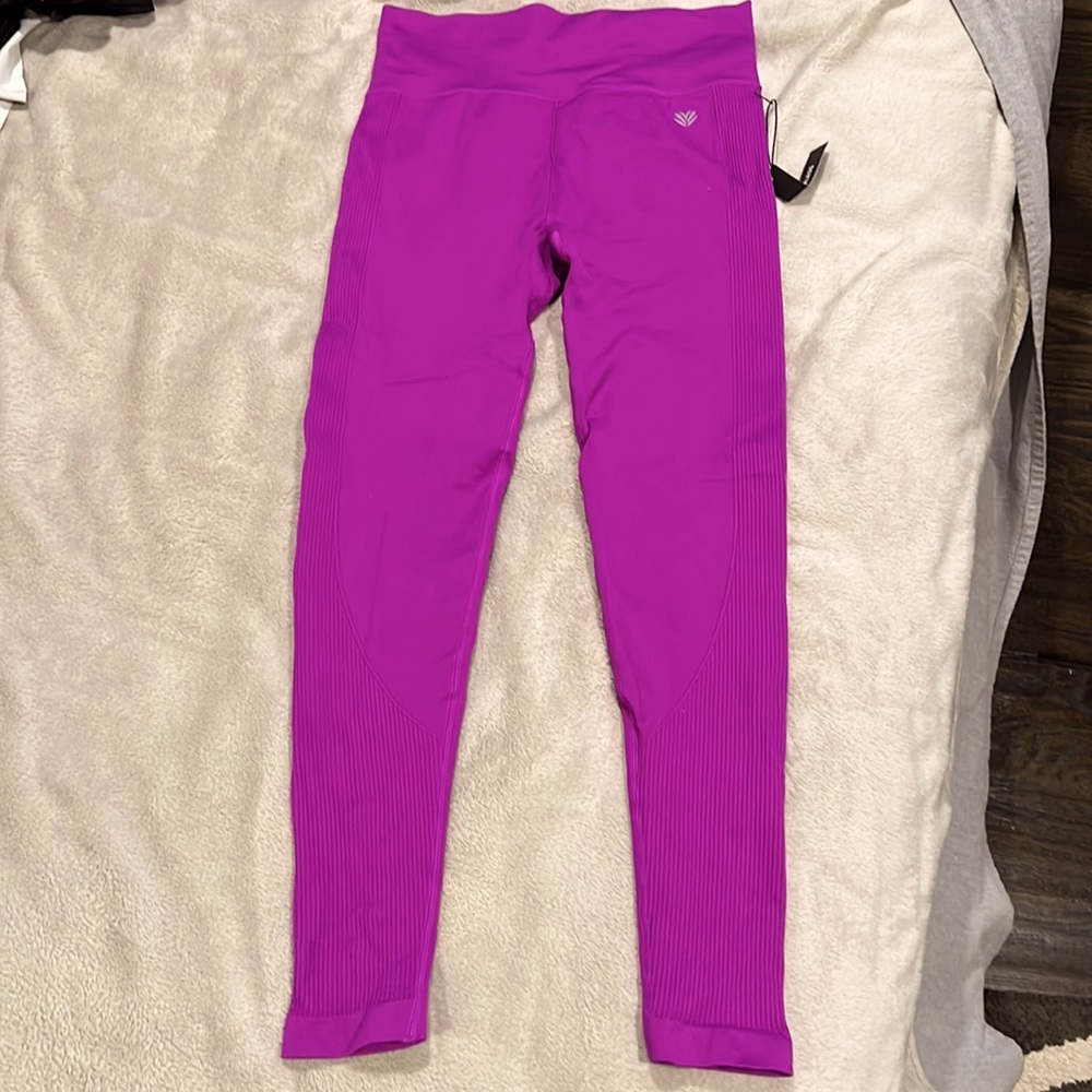 womens M purple/magenta leggings